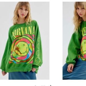 Green Nirvana Sweatshirt